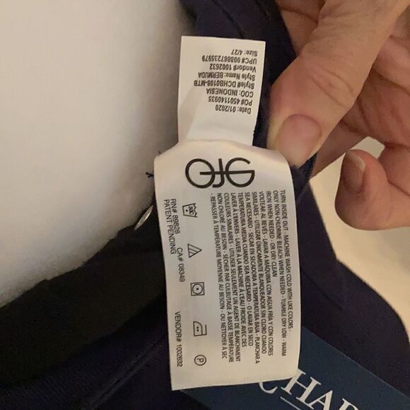 NWT Chaps size 4 navy  stretchy cuffed bermuda shorts - Picture 13 of 13